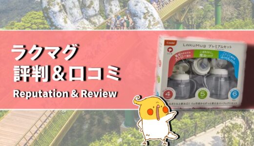 【口コミ】漏れる？ラクマグの評判から使い方まで徹底解説！！