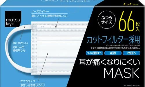 【口コミ】サイズは？マツキヨ 耳が痛くなりにくいマスクの評価から付け心地までチェック！！