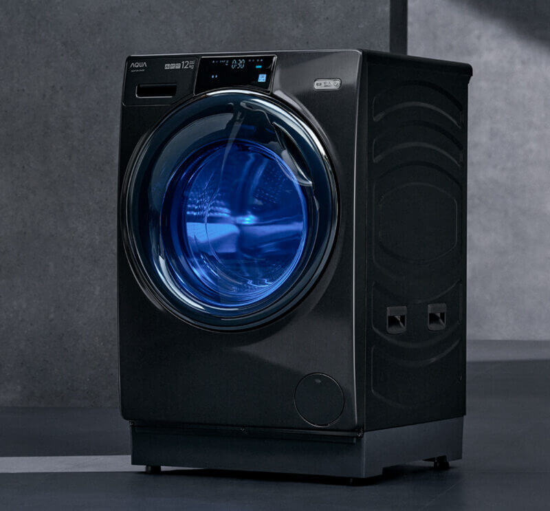 AQUA ドラム式洗濯機 8.0kg 2021年製 AQW-FV800E 左開き